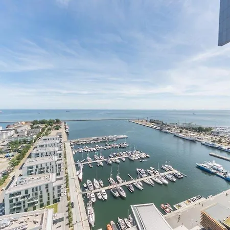 Apartament W Sea Towers Z Pieknym Widokiem * Gdynia